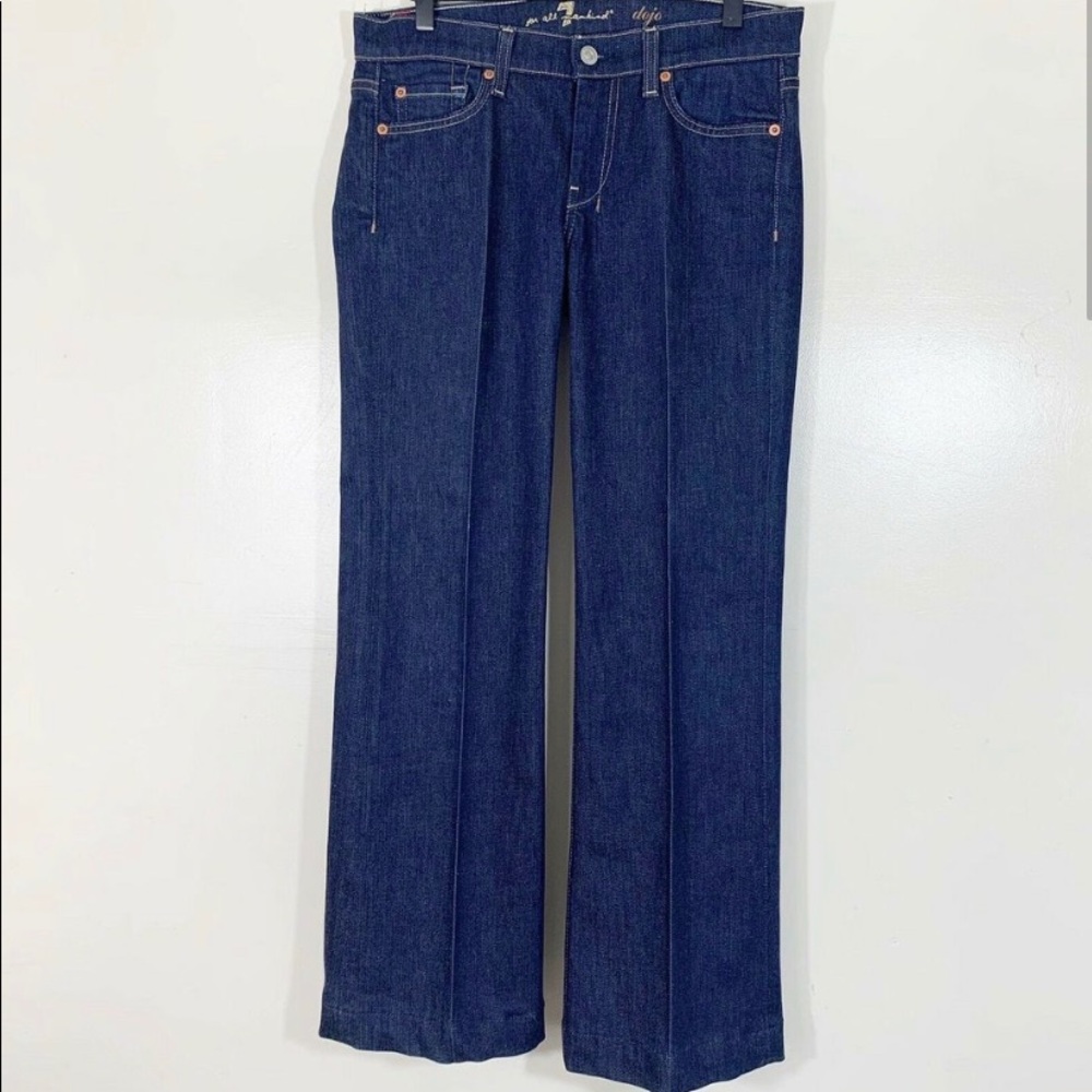 7 For All Mankind Jeans Dark Wash Flare 7 Pocket